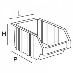 60 bacs à bec 1L Eco Concept