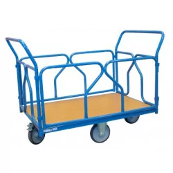 Chariot 2 dossiers 2 ridelles 1200 x 800 mm 500 kg