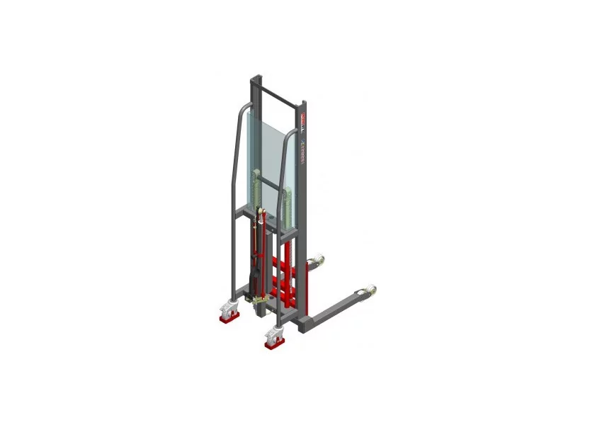 Gerbeur manuel roulettes avant fixes 600 kg