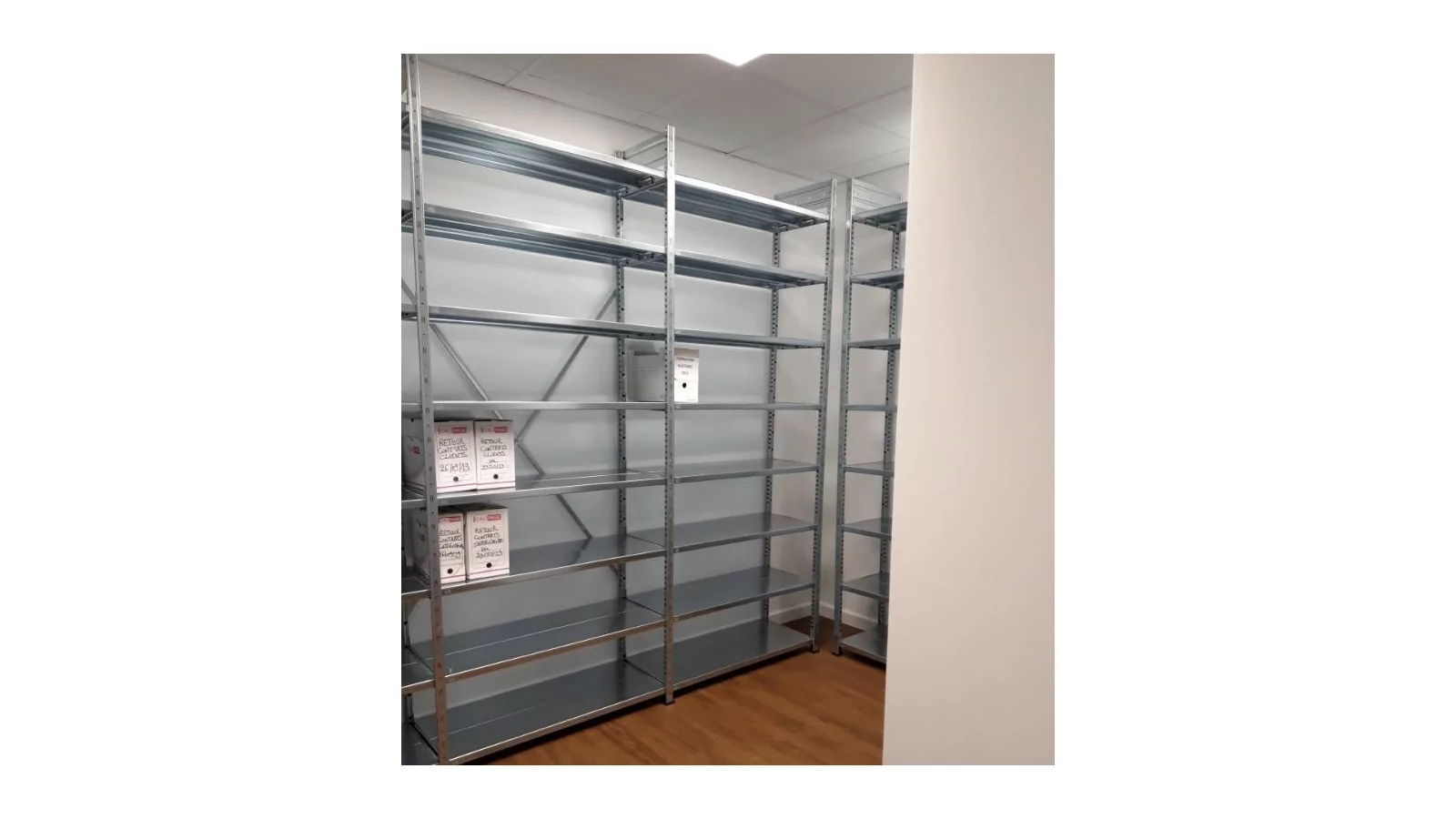 Lot de rayonnage G3 - Prof. 600mm Lot de rayonnage G3 - Prof. 600mm