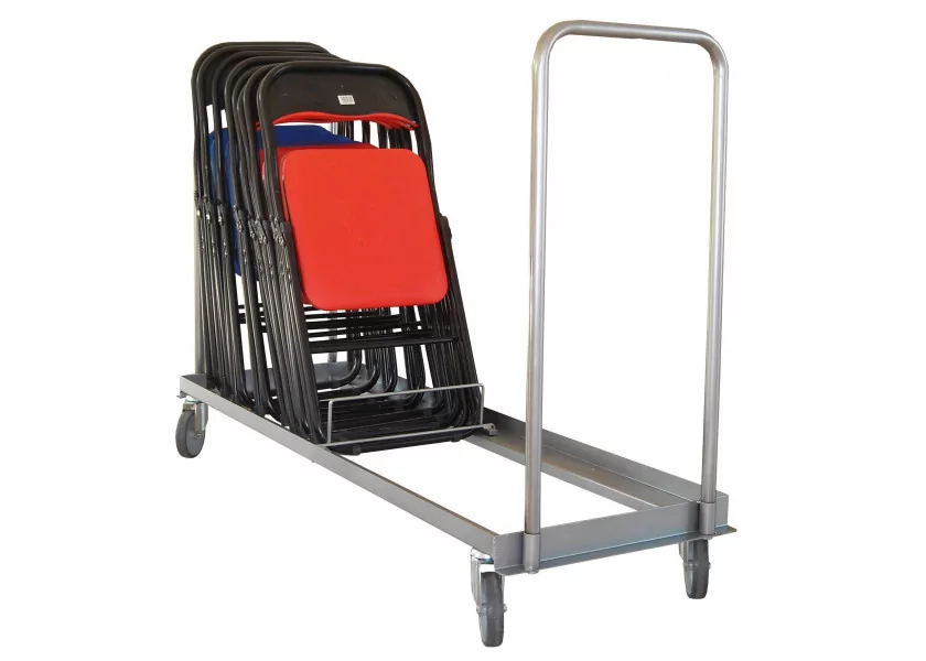 Chariot porte chaises pliables ou empilables 150 kg