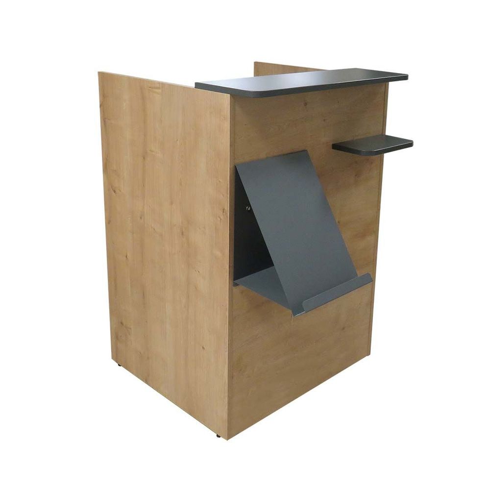 Comptoir de caisse en bois personnalisé, Multi Niveau, Comptoir de