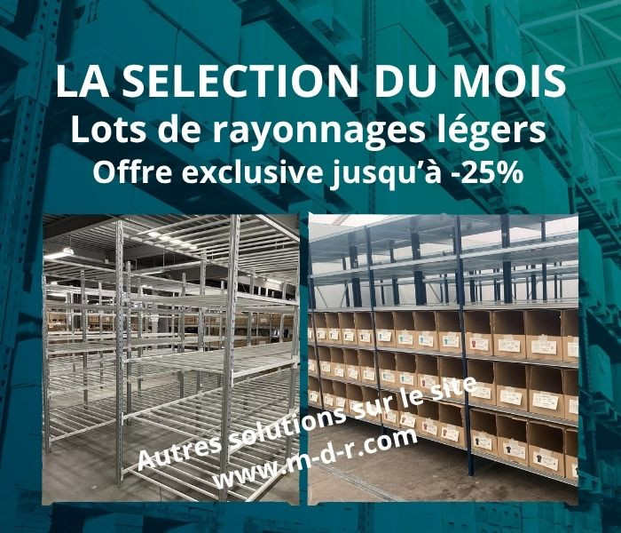 La sélection du mois de juin : Rayonnages légers à prix réduit !