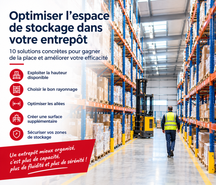 Comment optimiser l’espace de stockage dans un entrepôt ? 10 solutions concrètes